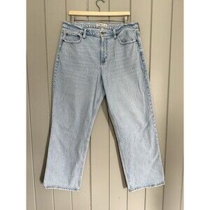 Abercrombie Fitch Jeans 31 The Baggy Low Rise Light Wash Denim Light Wash